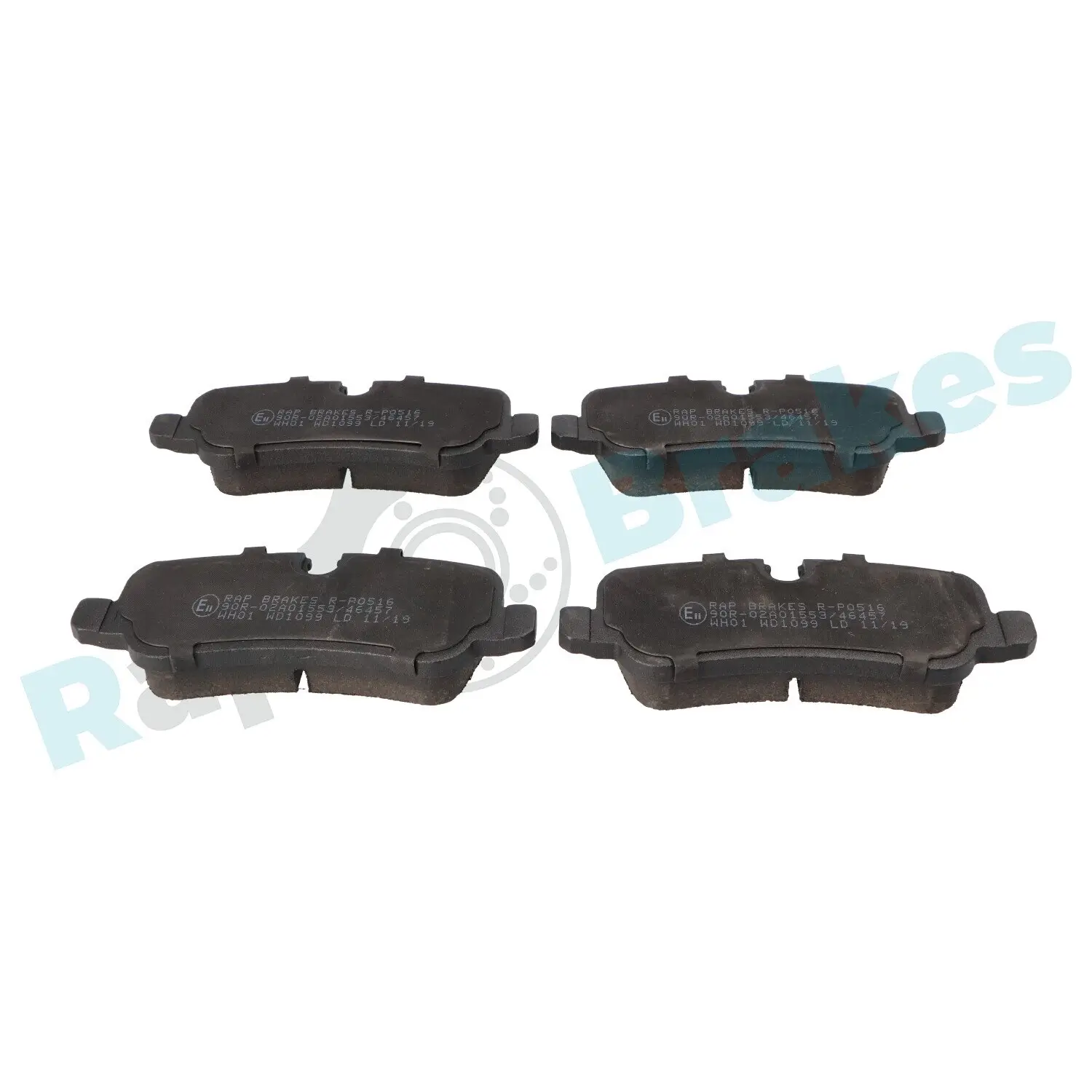 Bremsbelagsatz, Scheibenbremse Hinterachse RAP BRAKES R-P0516