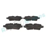 Bremsbelagsatz, Scheibenbremse Hinterachse RAP BRAKES R-P0516