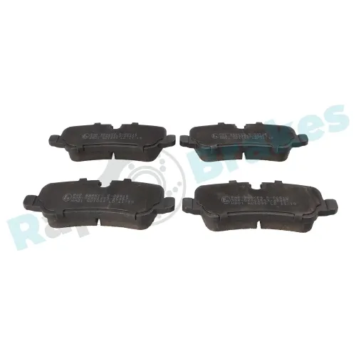 Bremsbelagsatz, Scheibenbremse Hinterachse RAP BRAKES R-P0516 Bild Bremsbelagsatz, Scheibenbremse Hinterachse RAP BRAKES R-P0516