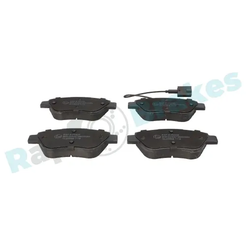 Bremsbelagsatz, Scheibenbremse Vorderachse RAP BRAKES R-P0536 Bild Bremsbelagsatz, Scheibenbremse Vorderachse RAP BRAKES R-P0536