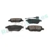 Bremsbelagsatz, Scheibenbremse Vorderachse RAP BRAKES R-P0536 Bild Bremsbelagsatz, Scheibenbremse Vorderachse RAP BRAKES R-P0536