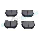 Bremsbelagsatz, Scheibenbremse Vorderachse RAP BRAKES R-P0546