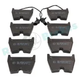 Bremsbelagsatz, Scheibenbremse Vorderachse RAP BRAKES R-P0567
