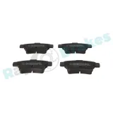 Bremsbelagsatz, Scheibenbremse Hinterachse RAP BRAKES R-P0572