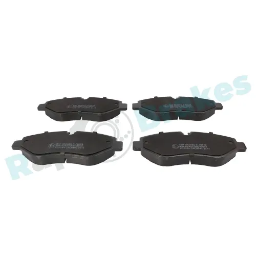 Bremsbelagsatz, Scheibenbremse Vorderachse RAP BRAKES R-P0578 Bild Bremsbelagsatz, Scheibenbremse Vorderachse RAP BRAKES R-P0578