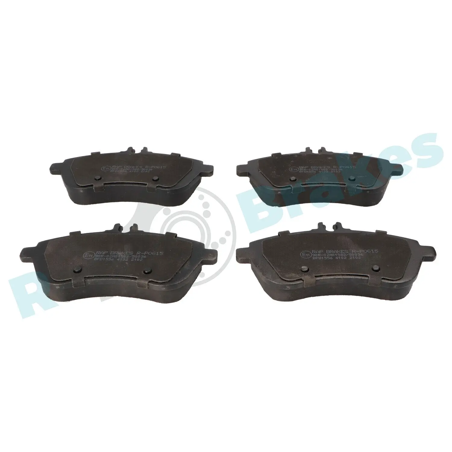 Bremsbelagsatz, Scheibenbremse Vorderachse RAP BRAKES R-P0615