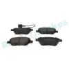 Bremsbelagsatz, Scheibenbremse Vorderachse RAP BRAKES R-P0624 Bild Bremsbelagsatz, Scheibenbremse Vorderachse RAP BRAKES R-P0624