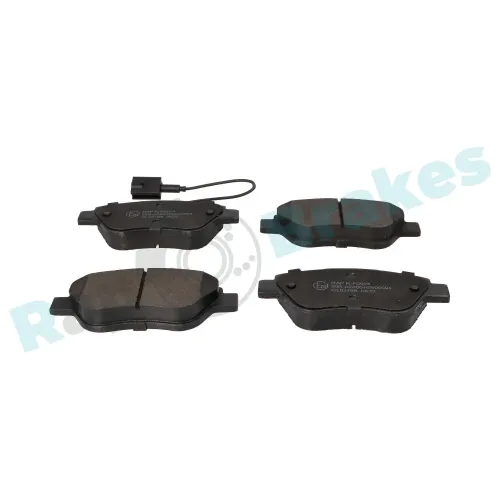 Bremsbelagsatz, Scheibenbremse Vorderachse RAP BRAKES R-P0624 Bild Bremsbelagsatz, Scheibenbremse Vorderachse RAP BRAKES R-P0624
