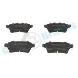 Bremsbelagsatz, Scheibenbremse Hinterachse RAP BRAKES R-P0644