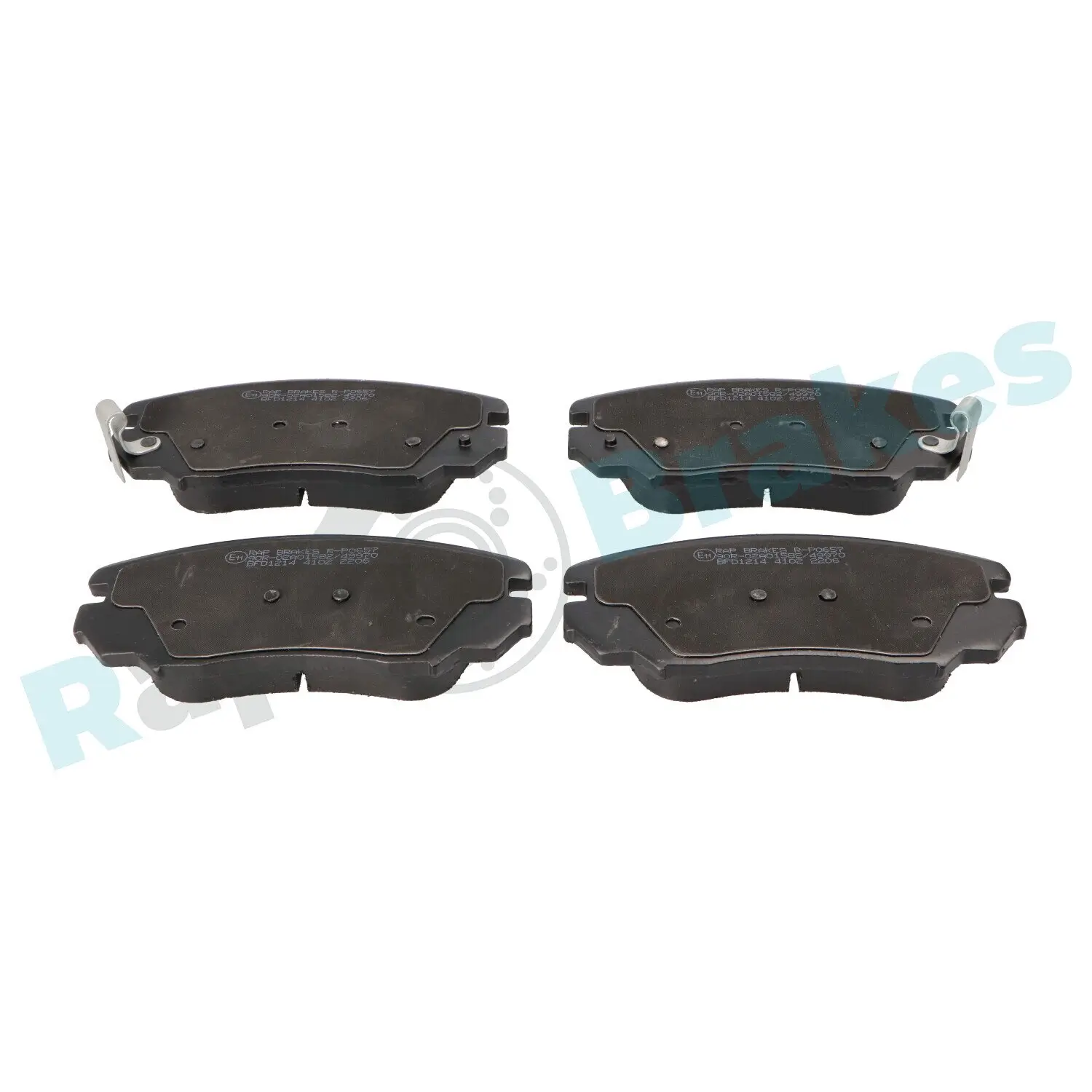 Bremsbelagsatz, Scheibenbremse Vorderachse RAP BRAKES R-P0657