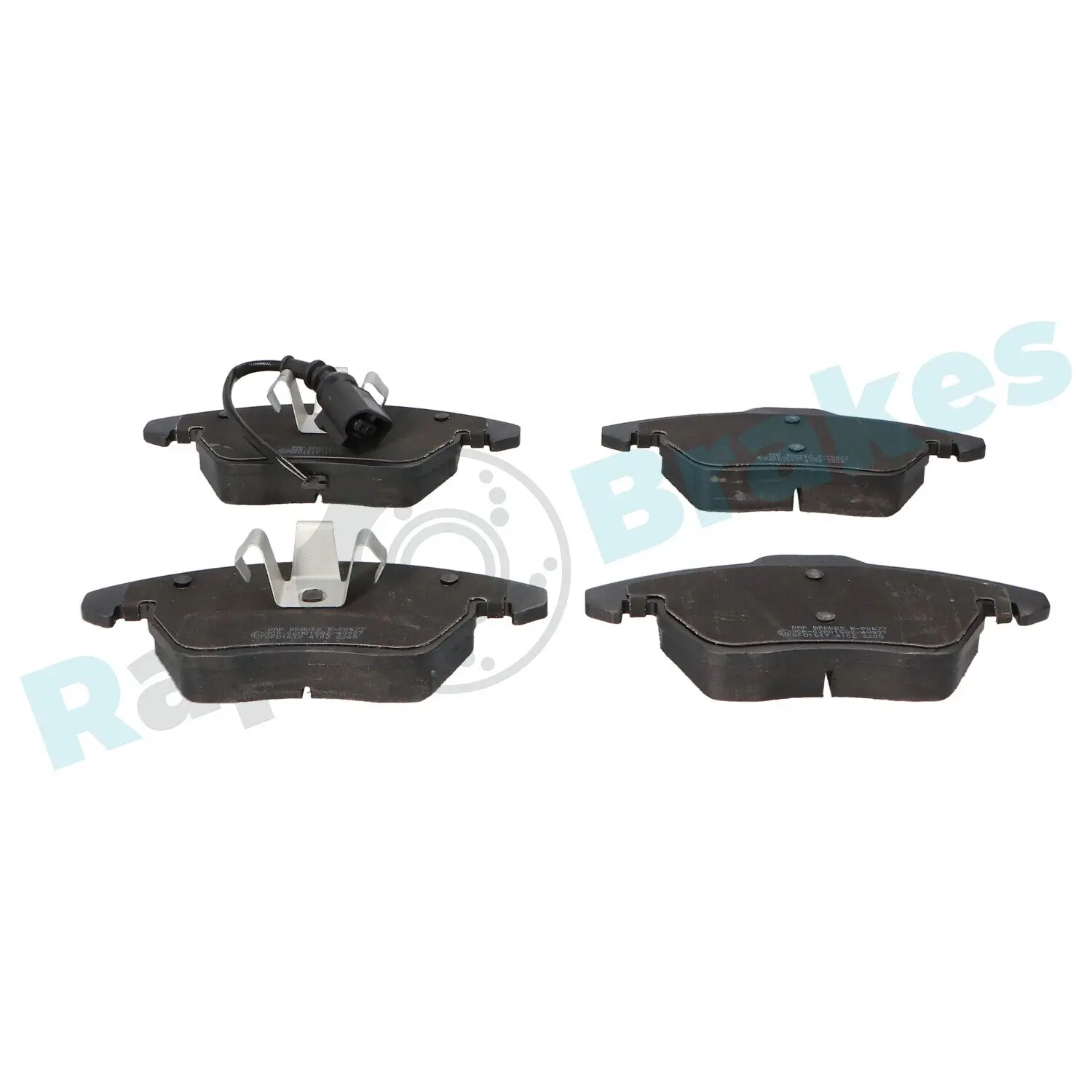 Bremsbelagsatz, Scheibenbremse Vorderachse RAP BRAKES R-P0677