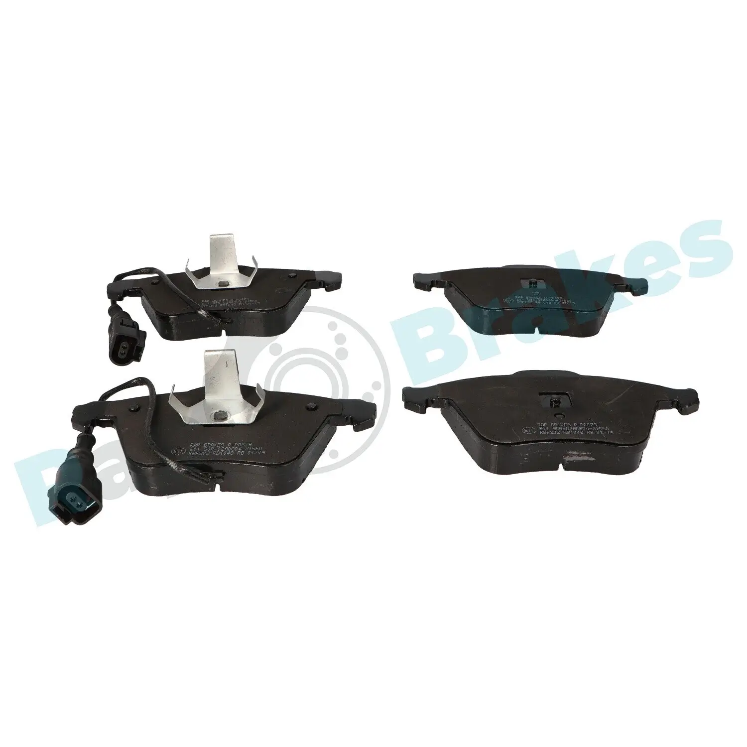 Bremsbelagsatz, Scheibenbremse Vorderachse RAP BRAKES R-P0679