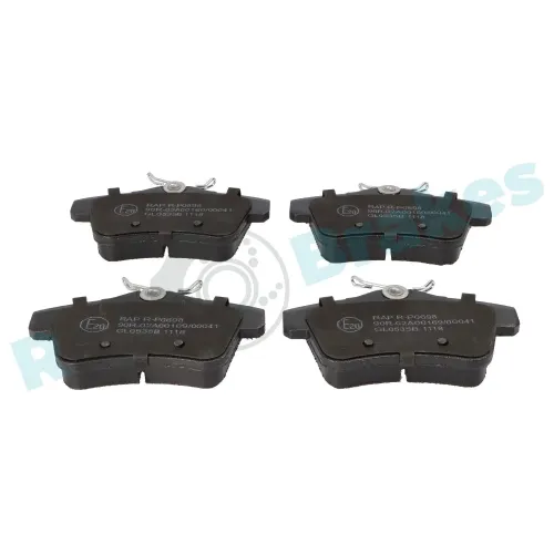 Bremsbelagsatz, Scheibenbremse Hinterachse RAP BRAKES R-P0698 Bild Bremsbelagsatz, Scheibenbremse Hinterachse RAP BRAKES R-P0698