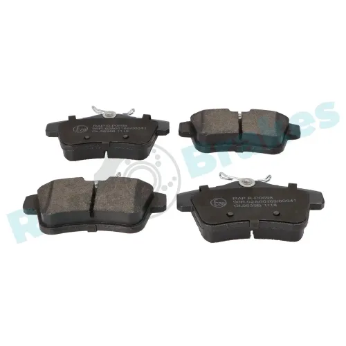 Bremsbelagsatz, Scheibenbremse Hinterachse RAP BRAKES R-P0698 Bild Bremsbelagsatz, Scheibenbremse Hinterachse RAP BRAKES R-P0698