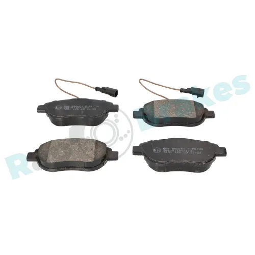 Bremsbelagsatz, Scheibenbremse Vorderachse RAP BRAKES R-P0738 Bild Bremsbelagsatz, Scheibenbremse Vorderachse RAP BRAKES R-P0738