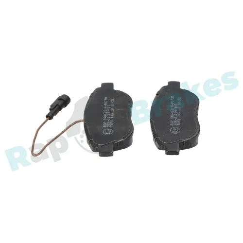Bremsbelagsatz, Scheibenbremse Vorderachse RAP BRAKES R-P0738 Bild Bremsbelagsatz, Scheibenbremse Vorderachse RAP BRAKES R-P0738