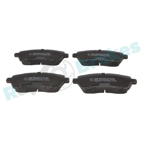 Bremsbelagsatz, Scheibenbremse Vorderachse RAP BRAKES R-P0751 Bild Bremsbelagsatz, Scheibenbremse Vorderachse RAP BRAKES R-P0751