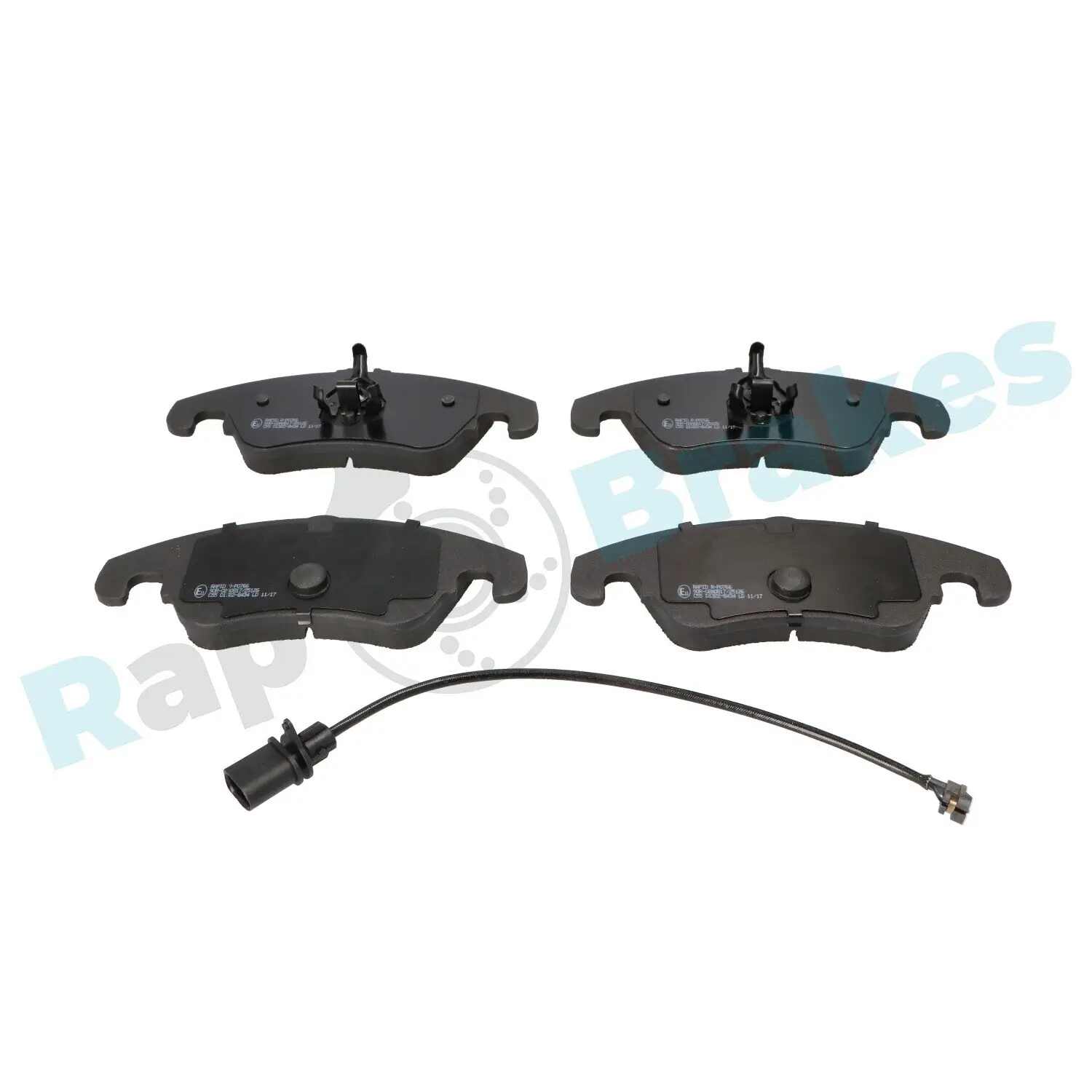 Bremsbelagsatz, Scheibenbremse Vorderachse RAP BRAKES R-P0766
