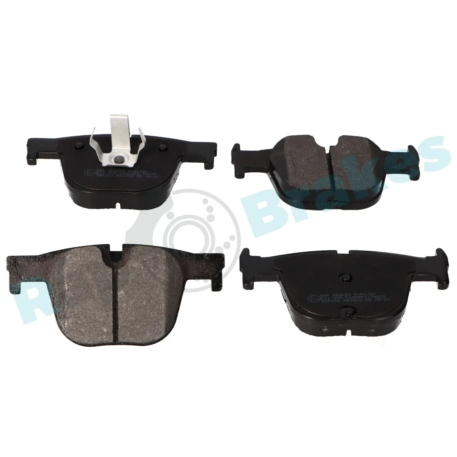 Bremsbelagsatz, Scheibenbremse Vorderachse RAP BRAKES R-P0787