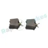 Bremsbelagsatz, Scheibenbremse Vorderachse RAP BRAKES R-P0814 Bild Bremsbelagsatz, Scheibenbremse Vorderachse RAP BRAKES R-P0814