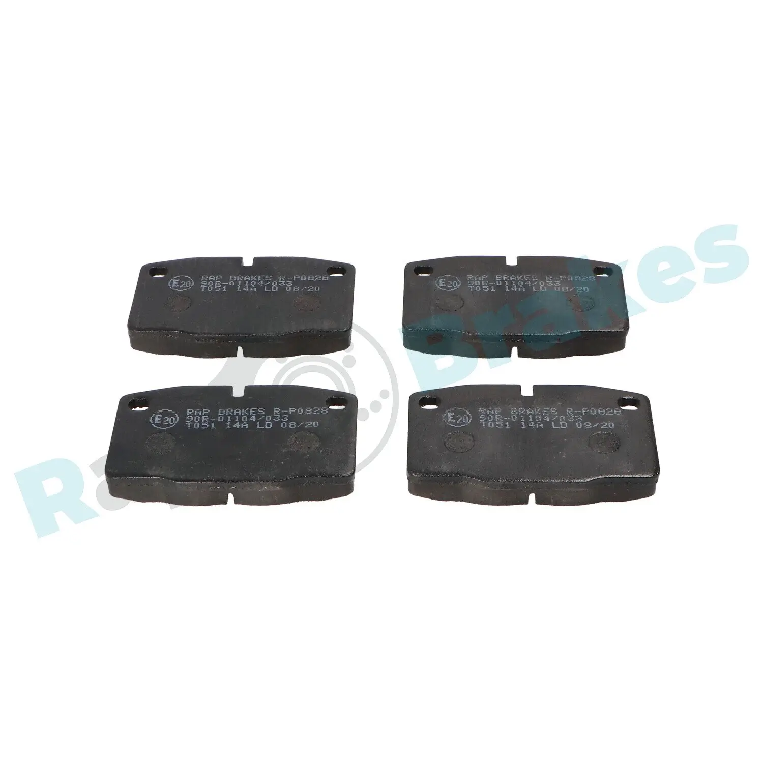 Bremsbelagsatz, Scheibenbremse Vorderachse RAP BRAKES R-P0828
