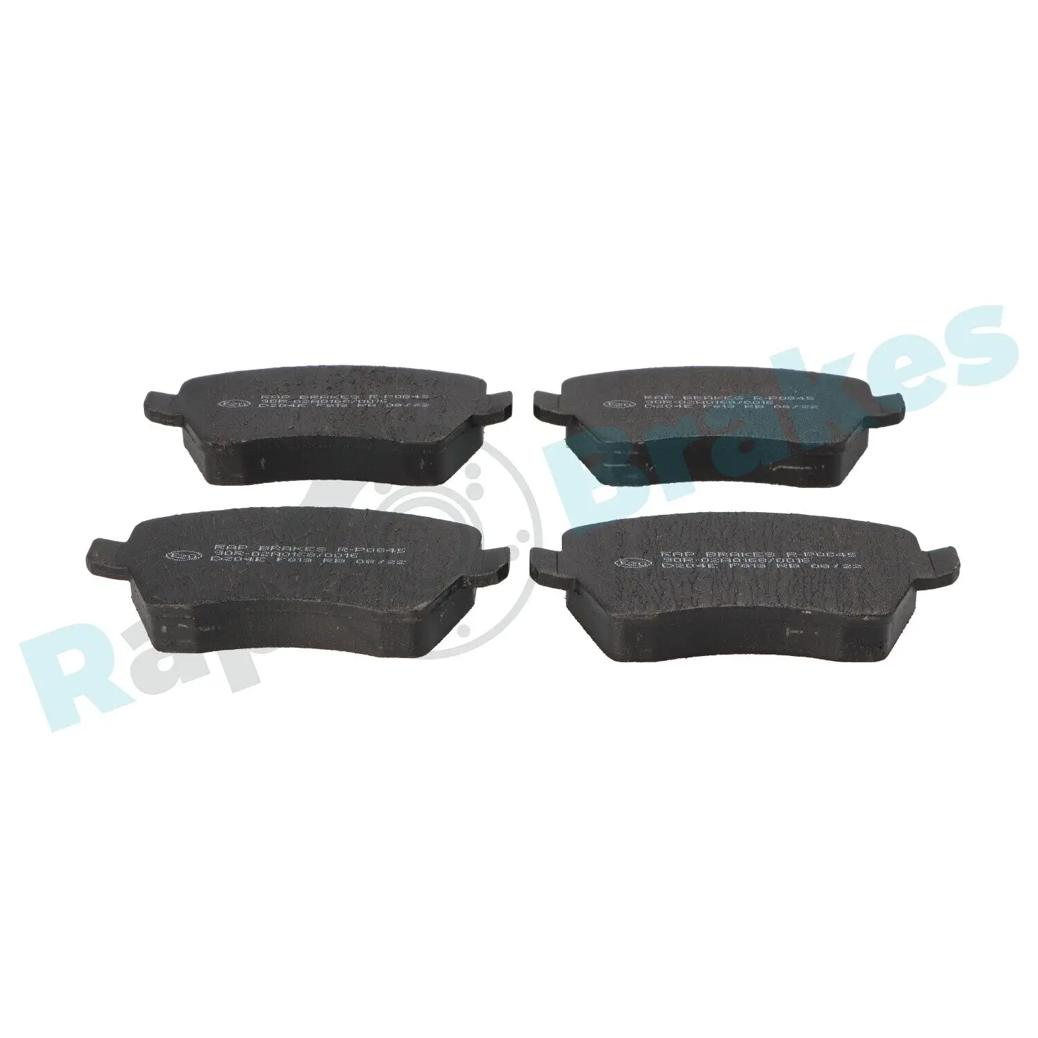 Bremsbelagsatz, Scheibenbremse Vorderachse RAP BRAKES R-P0845