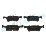 Bremsbelagsatz, Scheibenbremse Hinterachse RAP BRAKES R-P0878