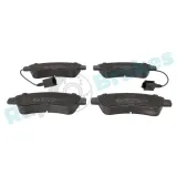 Bremsbelagsatz, Scheibenbremse Hinterachse RAP BRAKES R-P0890