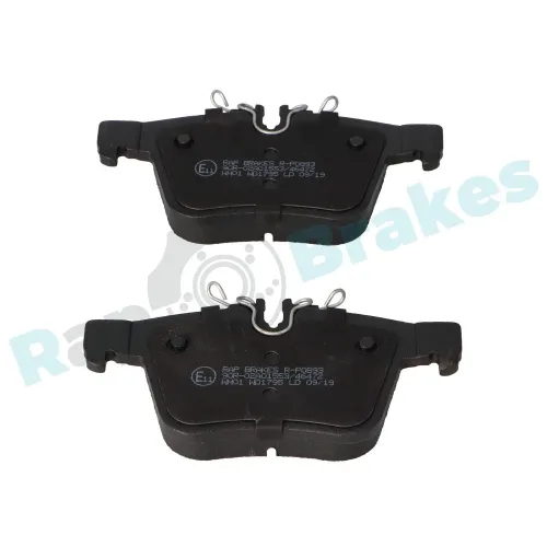 Bremsbelagsatz, Scheibenbremse Hinterachse RAP BRAKES R-P0893 Bild Bremsbelagsatz, Scheibenbremse Hinterachse RAP BRAKES R-P0893