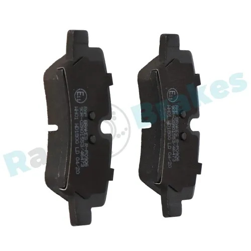 Bremsbelagsatz, Scheibenbremse Hinterachse RAP BRAKES R-P0906 Bild Bremsbelagsatz, Scheibenbremse Hinterachse RAP BRAKES R-P0906