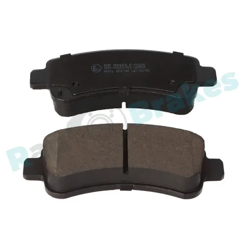 Bremsbelagsatz, Scheibenbremse Hinterachse RAP BRAKES R-P0916 Bild Bremsbelagsatz, Scheibenbremse Hinterachse RAP BRAKES R-P0916