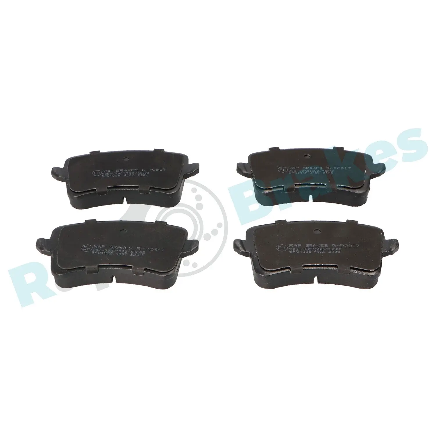 Bremsbelagsatz, Scheibenbremse Hinterachse RAP BRAKES R-P0917