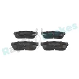 Bremsbelagsatz, Scheibenbremse Hinterachse RAP BRAKES R-P0993