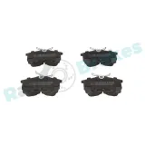 Bremsbelagsatz, Scheibenbremse Hinterachse RAP BRAKES R-P0999