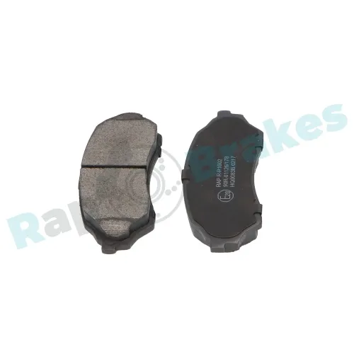 Bremsbelagsatz, Scheibenbremse Vorderachse RAP BRAKES R-P1002 Bild Bremsbelagsatz, Scheibenbremse Vorderachse RAP BRAKES R-P1002