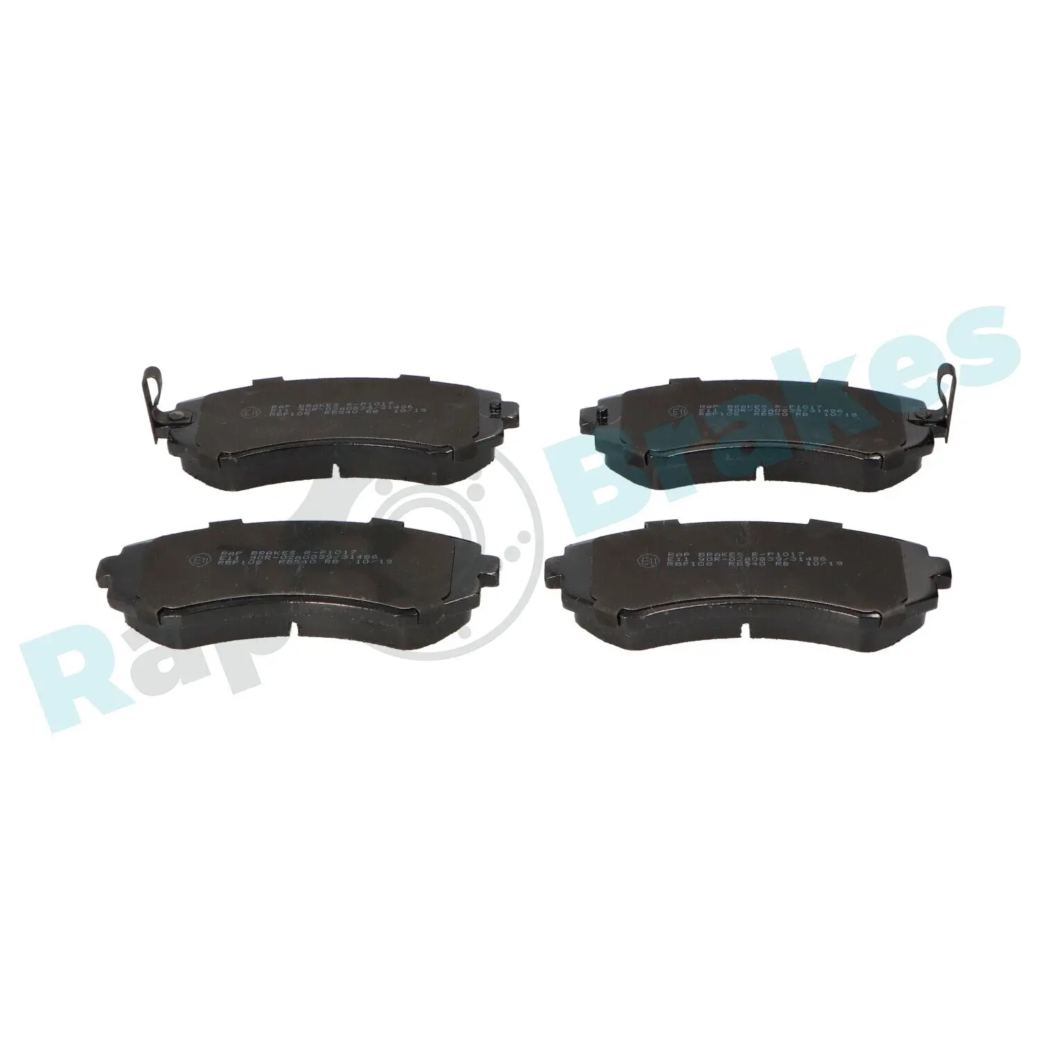 Bremsbelagsatz, Scheibenbremse Vorderachse RAP BRAKES R-P1017