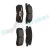 Bremsbelagsatz, Scheibenbremse Vorderachse RAP BRAKES R-P1027 Bild Bremsbelagsatz, Scheibenbremse Vorderachse RAP BRAKES R-P1027