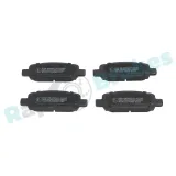 Bremsbelagsatz, Scheibenbremse Hinterachse RAP BRAKES R-P1030