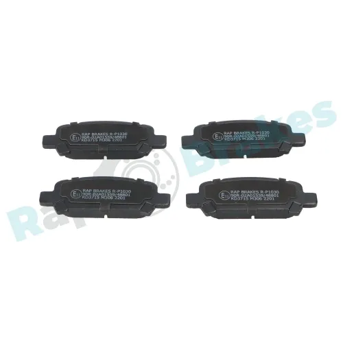 Bremsbelagsatz, Scheibenbremse Hinterachse RAP BRAKES R-P1030 Bild Bremsbelagsatz, Scheibenbremse Hinterachse RAP BRAKES R-P1030