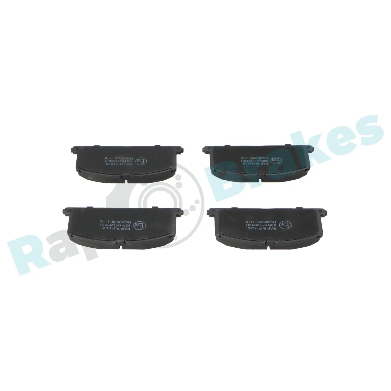 Bremsbelagsatz, Scheibenbremse Vorderachse RAP BRAKES R-P1035