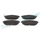 Bremsbelagsatz, Scheibenbremse Vorderachse RAP BRAKES R-P1037