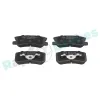 Bremsbelagsatz, Scheibenbremse Hinterachse RAP BRAKES R-P1050