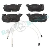 Bremsbelagsatz, Scheibenbremse Vorderachse RAP BRAKES R-P1072