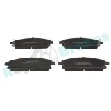 Bremsbelagsatz, Scheibenbremse Vorderachse RAP BRAKES R-P1093