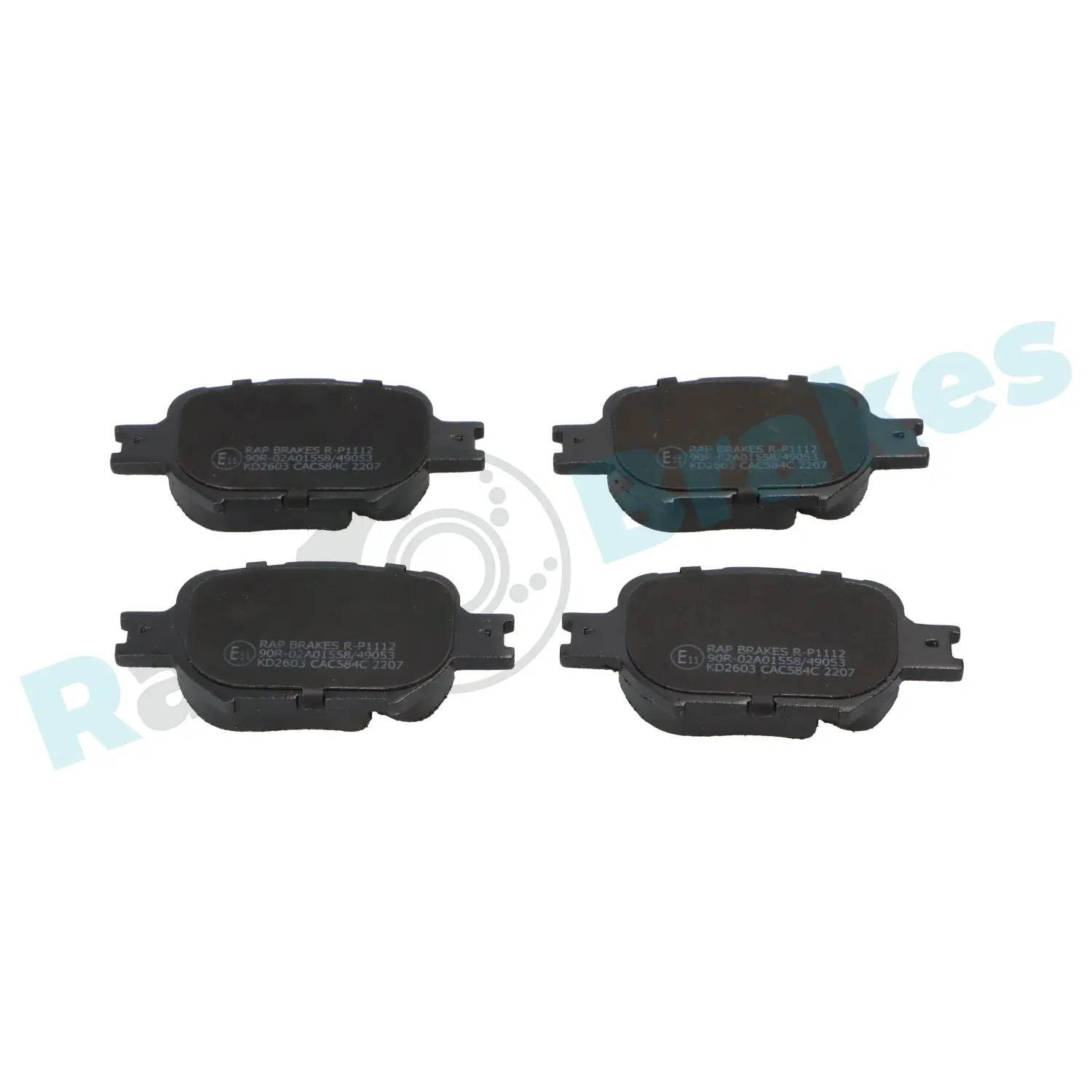 Bremsbelagsatz, Scheibenbremse Vorderachse RAP BRAKES R-P1112