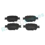 Bremsbelagsatz, Scheibenbremse Vorderachse RAP BRAKES R-P1112