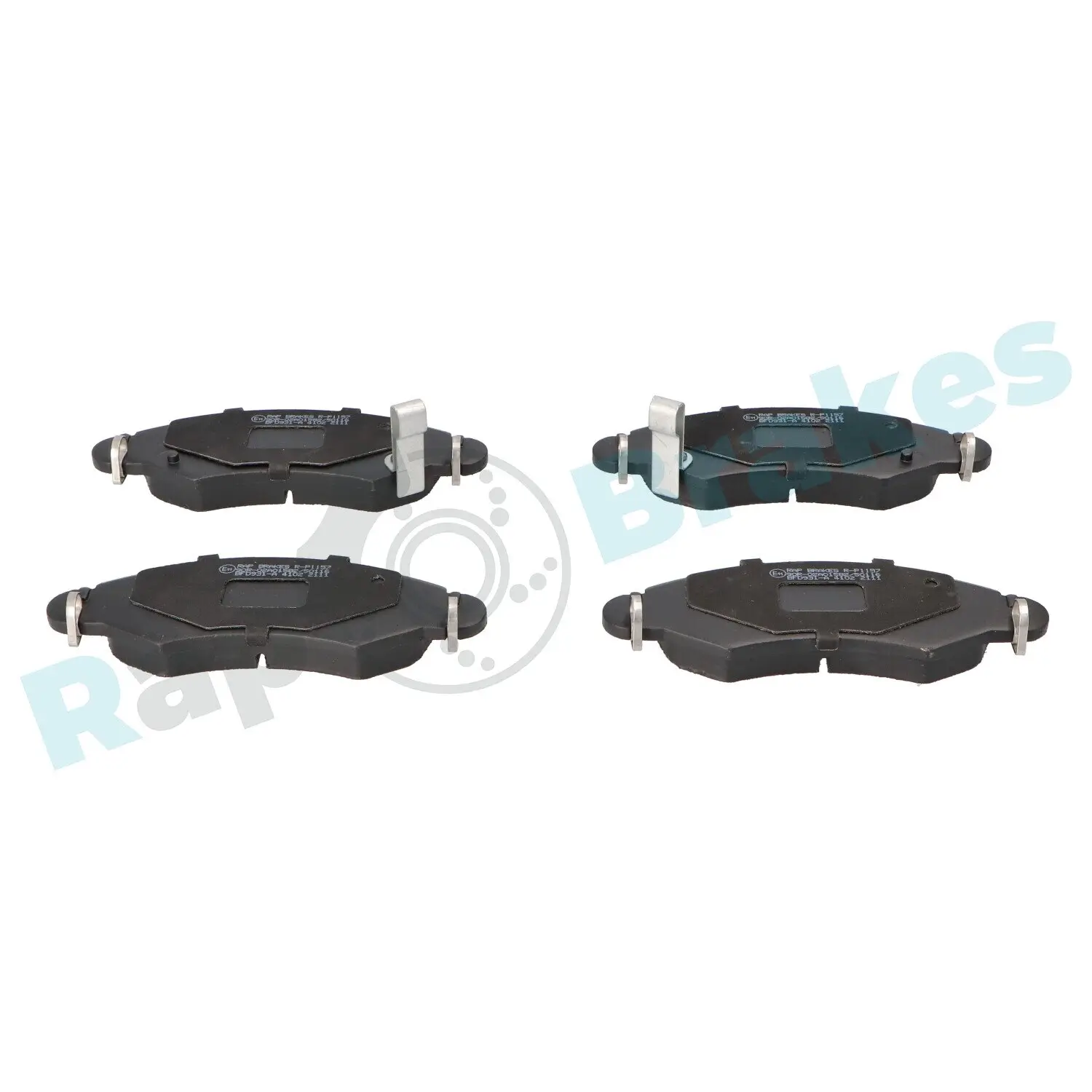 Bremsbelagsatz, Scheibenbremse Vorderachse RAP BRAKES R-P1157