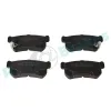 Bremsbelagsatz, Scheibenbremse Hinterachse RAP BRAKES R-P1160