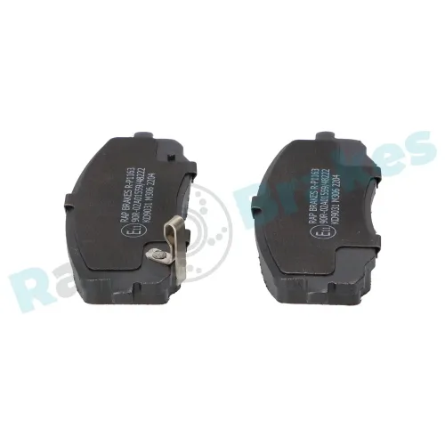 Bremsbelagsatz, Scheibenbremse Vorderachse RAP BRAKES R-P1163 Bild Bremsbelagsatz, Scheibenbremse Vorderachse RAP BRAKES R-P1163