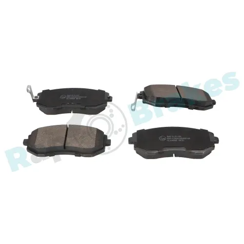 Bremsbelagsatz, Scheibenbremse Vorderachse RAP BRAKES R-P1165 Bild Bremsbelagsatz, Scheibenbremse Vorderachse RAP BRAKES R-P1165
